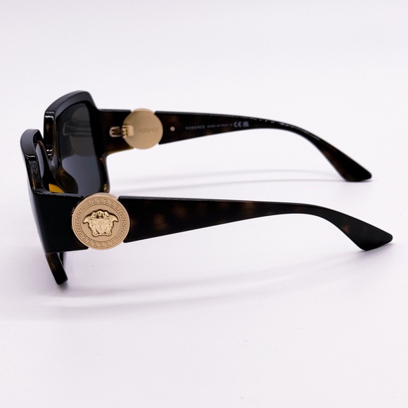 NEW VERSACE VE4453 108/87 SQUARE HAVANA WOMEN SUNGLASSES VERSACE MOD 4453 - Picture 6 of 10